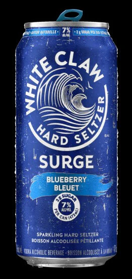 WHITE CLAW HARD SELTZER SURGE BLUEBERRY 473ML CAN @ MacTaggart [1071781]