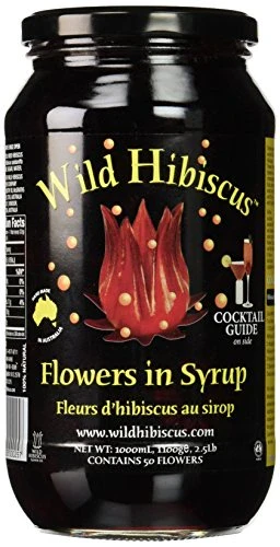 WILD HIBISCUS FLOWERS IN SYRUP 40OZ @ MacTaggart [1032384]