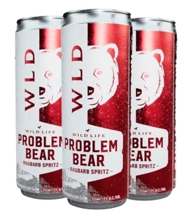 WILD LIFE PROBLEM BEAR RHUBARB SPRITZ 355ML 4PK CAN @ MacTaggart [1045904]