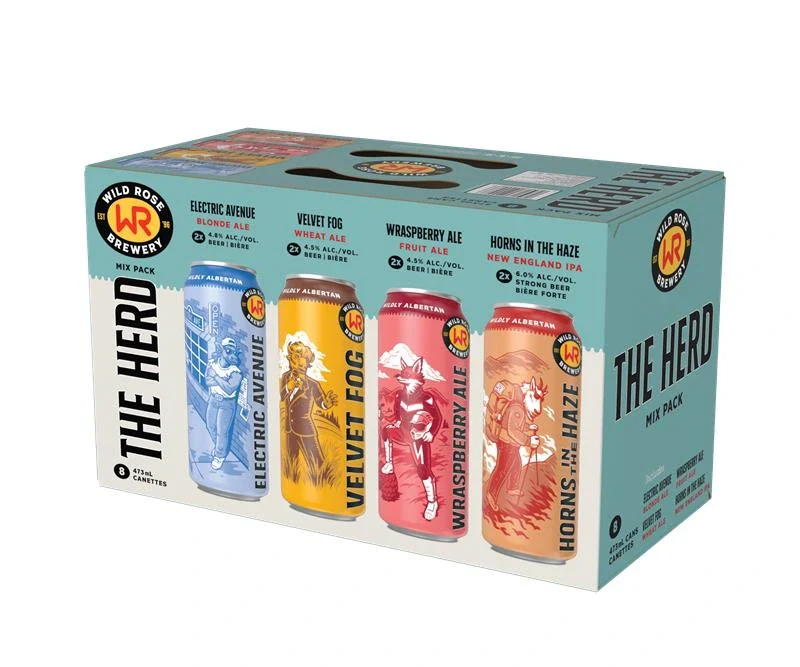 WILD ROSE THE HERD MIXER 473ML 8PK CAN @ MacTaggart [1032820]
