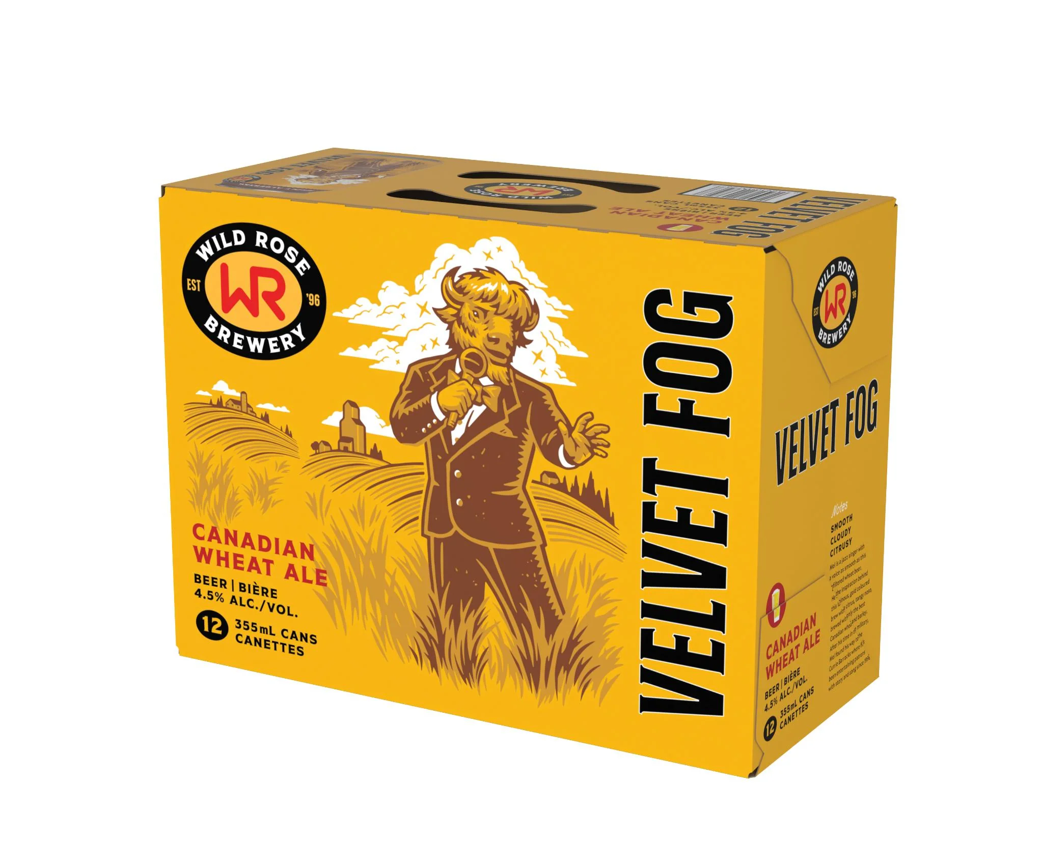 WILD ROSE VELVET FOG CANADIAN WHEAT ALE 355ML 12PK CAN @ Township [1071782]