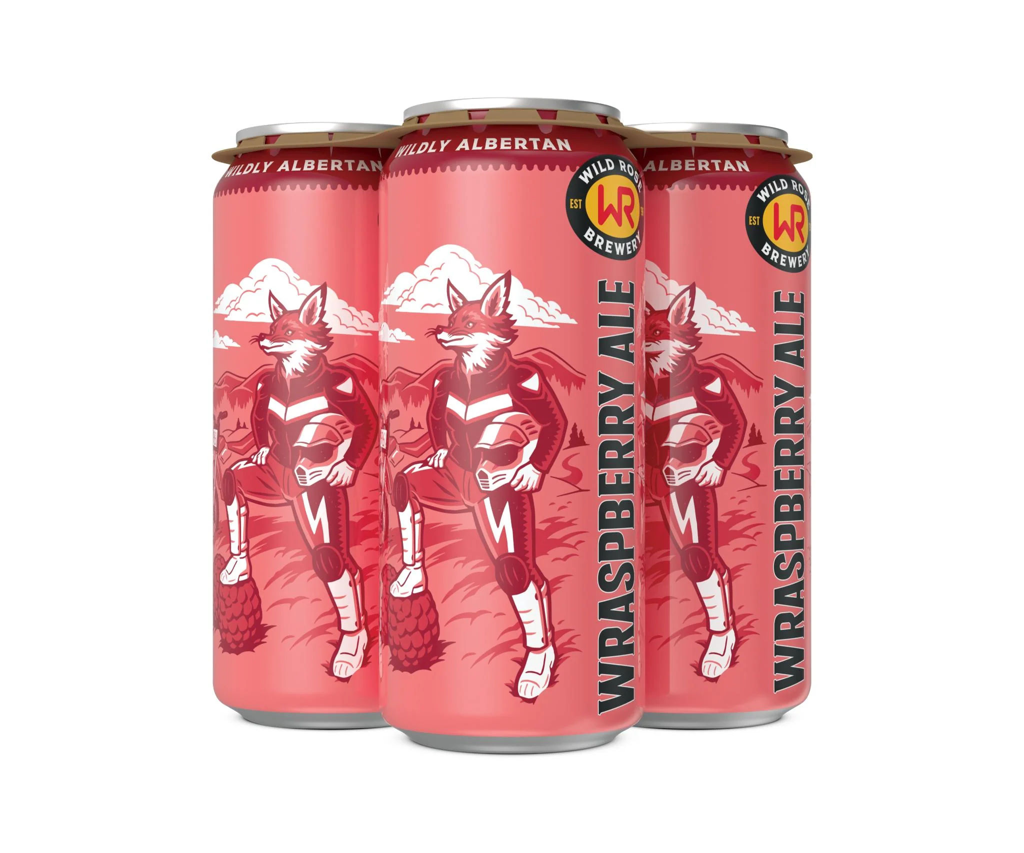 WILD ROSE WRASPBERRY ALE 473ML 4PK CAN @ Deerfoot Meadows [1007443]