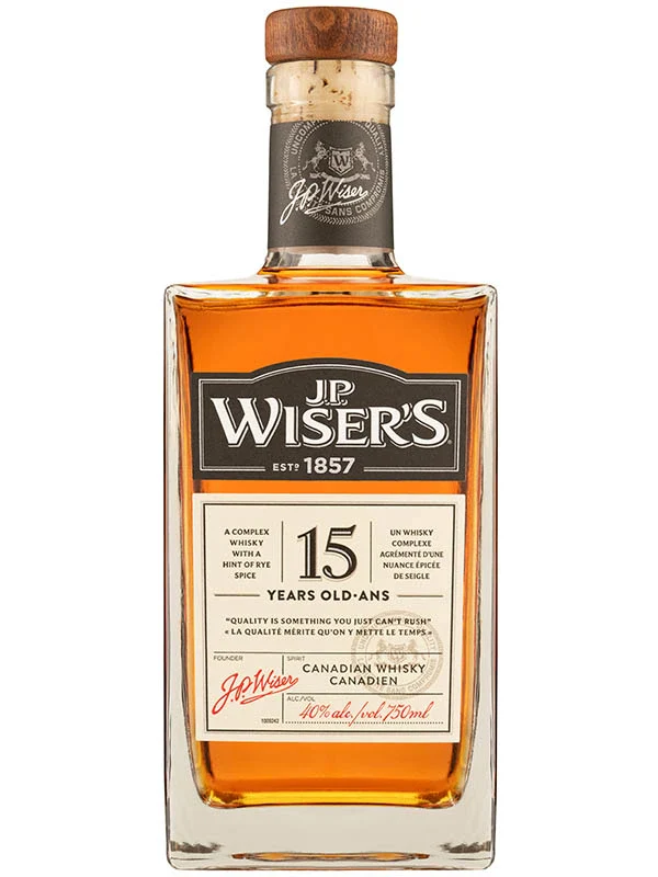 WISERS 15YR CANADIAN WHISKY 750ML @ MacTaggart [1008294]