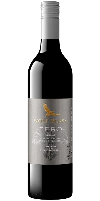 WOLF BLASS ZERO SHIRAZ NON ALC WINE 750ML @ MacTaggart [1050971]