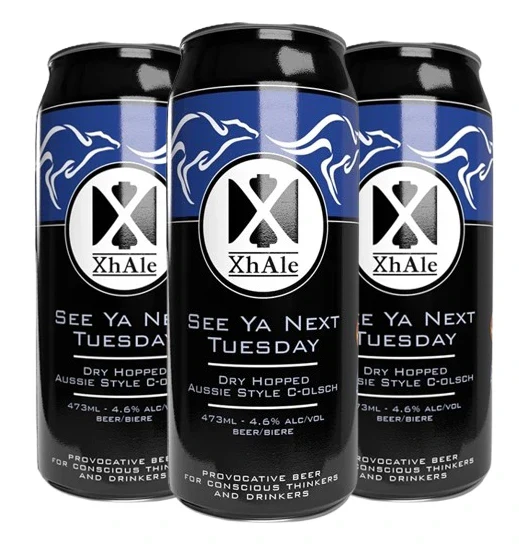 XHALE SEE YA NEXT TUESDAY AUSSIE KOLSCH 473ML 4PK CAN @ Deerfoot Meadows [1033764]